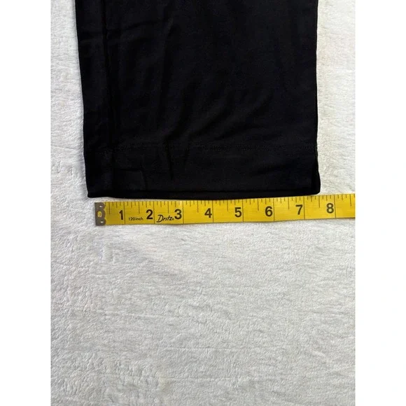 Susan Graver Women's Knit Wide Leg Black Pants A372467 Size M NWOT Stretch Waist - Picture 4 of 11